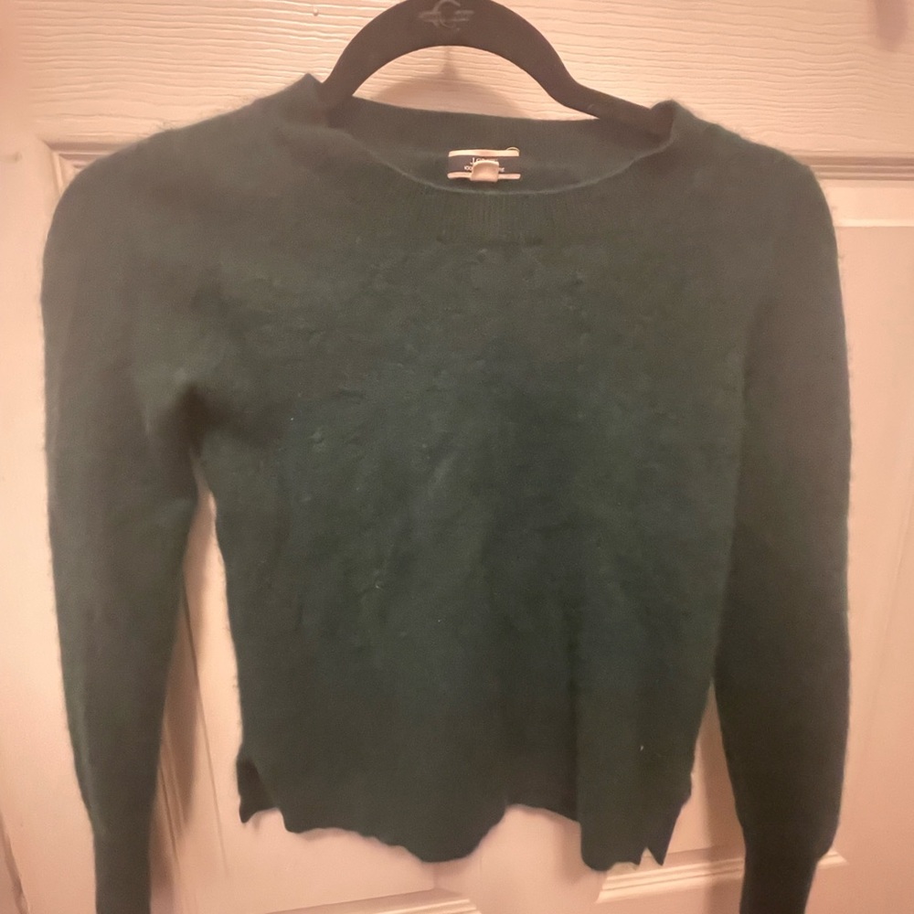 J Crew Forest Green Sweater